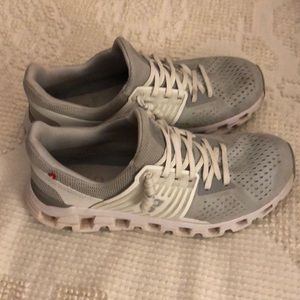 on Cloudswift running shoes - grey/white- women’s size 7.5